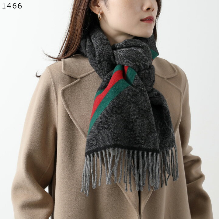 楽天市場】GUCCI グッチ マフラー 570603 3G200 レディース GGロゴ  