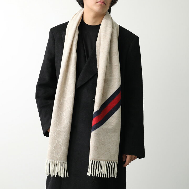 楽天市場】GUCCI グッチ マフラー 570603 3G200 レディース GGロゴ  