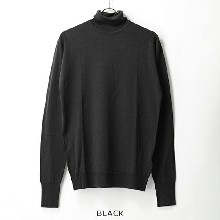 ジョンスメドレー] タートルネック ニット/ハイネックセーター  