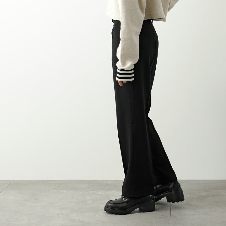 PRADA プラダ デニムパンツ トライアングルプレートブーツカットフレア 