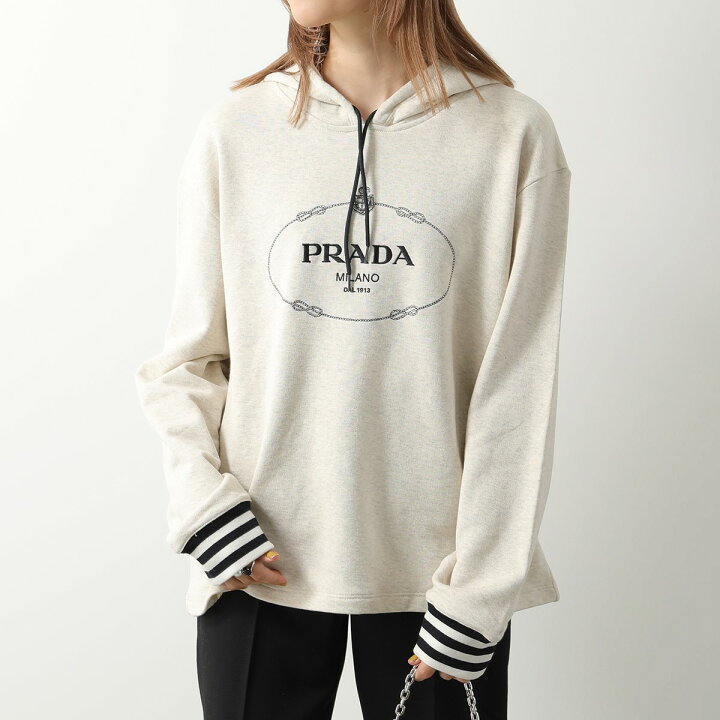 楽天市場】PRADA プラダ パーカー 134677 1X6Q レディース ロゴ刺繍  