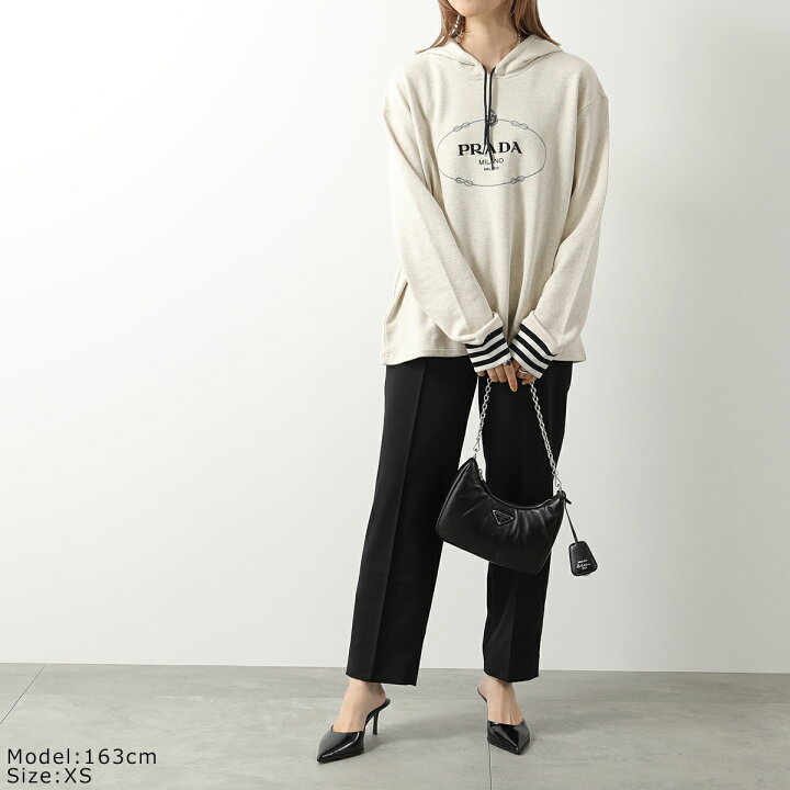 楽天市場】PRADA プラダ パーカー 134677 1X6Q レディース ロゴ刺繍  