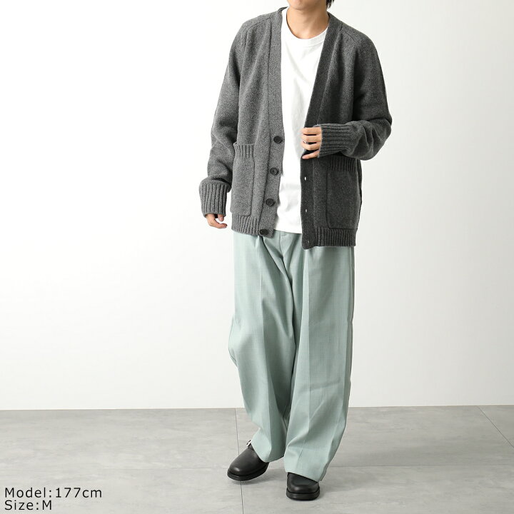 STUDIO NICHOLSON◇カーディガン(厚手)/XS/ウール/BLK/SNM-049 楽天 