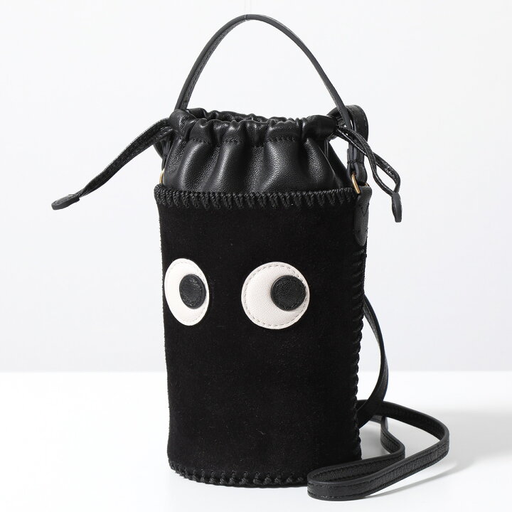 楽天市場】ANYA HINDMARCH アニヤハインドマーチ ショルダーバッグ Mini Cross Body Eyes アイズ ミニ クロスボディ  179133 レディース スウェードレザー 鞄 Black : インポートセレクトmusee ⭐️未使用級⭐️　アニヤハインドマーチ　アイズ　ミニクロスボディバッグ　ブラック