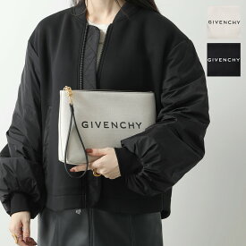 GIVENCHY ジバンシィ クラッチバッグ BB60KSB1DR BB60KSB1F1 レディース ポーチ リストレット付き ロゴ セカンドバッグ キャンバス 鞄 カラー2色