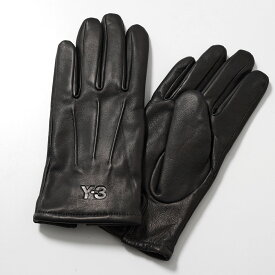 Y-3 ワイスリー グローブ LUX ラックス GLOVES IJ9874 メンズ レザー 手袋 ロゴ アームウェア BLACK/NOIR