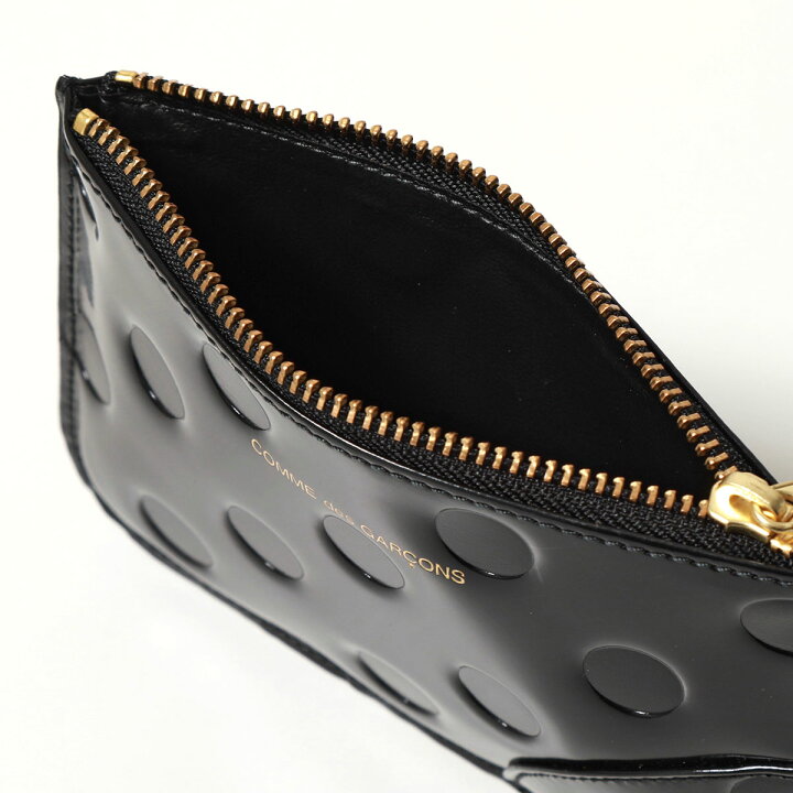 COMME des GARCONS ポルカドット エンボスコインケース 送料無料 楽天 