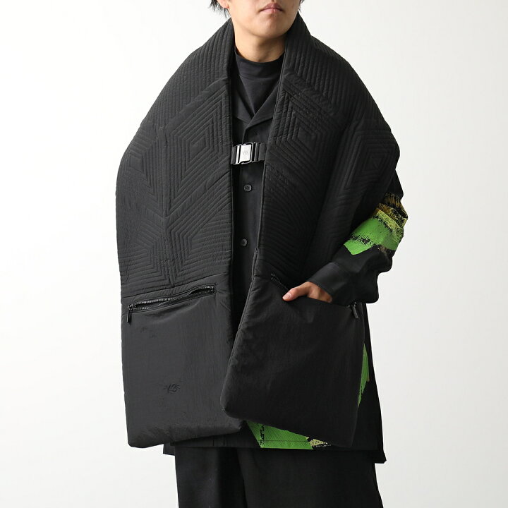楽天市場】Y-3 ワイスリー パテッド マフラー Q SCARF キルテッド  