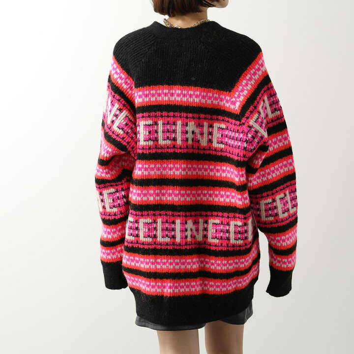 楽天市場】CELINE セリーヌ カーディガン 2AC91579S.24BK レディース  