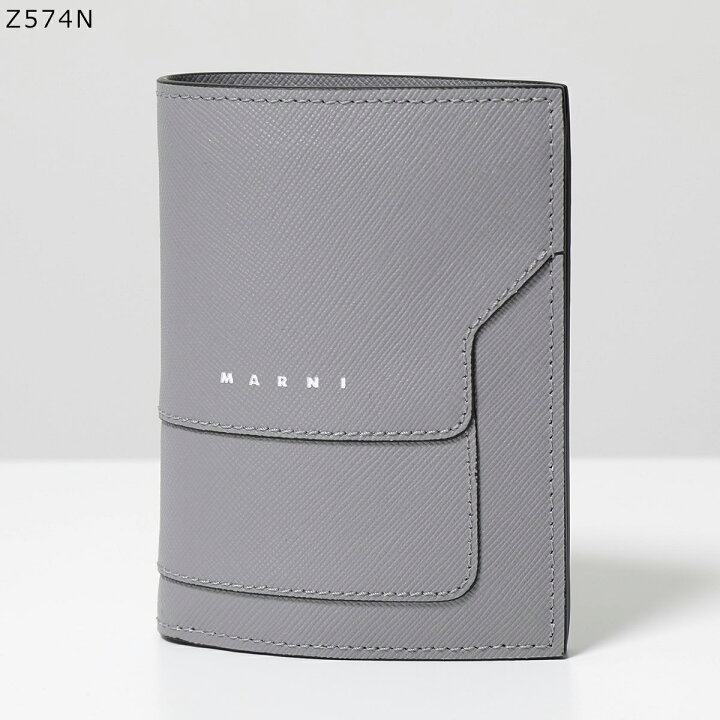楽天市場】MARNI マルニ 二つ折り財布 PFMI0046U0 LV520 メンズ 