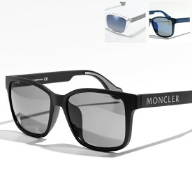 MONCLER モンクレール サングラス ML0164K メンズ メガネ スクエア ロゴ ライトミラーレンズ 眼鏡 アイウェア カラー3色
