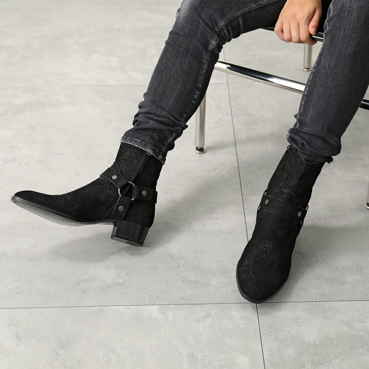 楽天市場】SAINT LAURENT サンローラン ショートブーツ ワイアット 