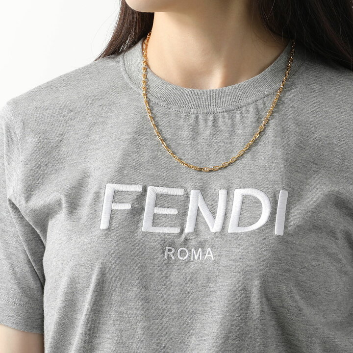 楽天市場】FENDI フェンディ 半袖Tシャツ FS7254 ALCA レディース ロゴ  