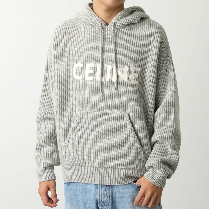 楽天市場】CELINE セリーヌ ニット パーカー 2A85W423P.08GC メンズ 