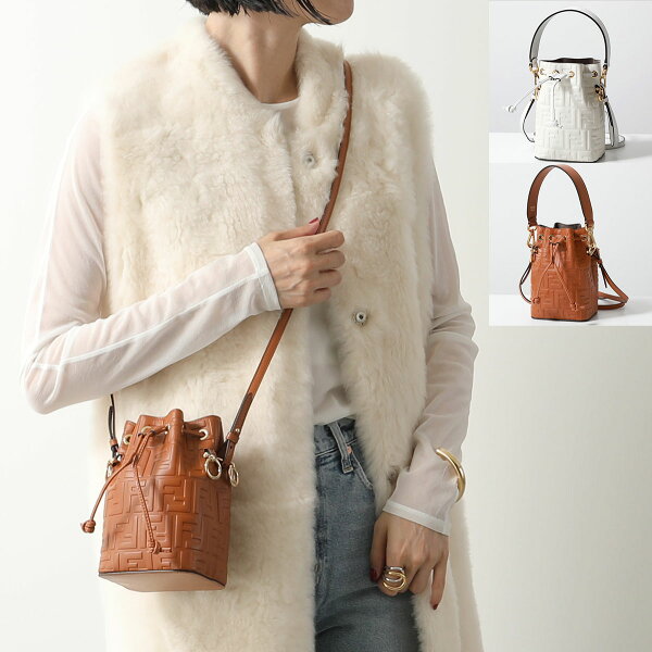 FENDI フェンディ ショルダーバッグ MINI MON TRESOR ミニ モン トレゾール 8BS010 A3ZG レディース FFロゴ ズッカ柄 ハンドバッグ カラー2色【dc_kikaku】