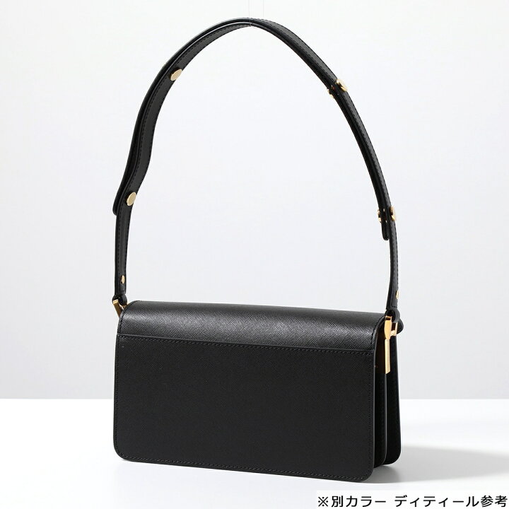 マルニトランクバッグサフィアーノレザーBLACK 【公式通販】
