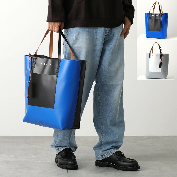 楽天市場】MARNI マルニ トートバッグ SHMQ0044A0 P5769 メンズ PVC 