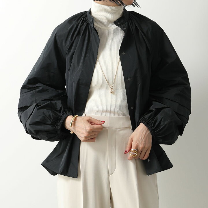 未着用・極美品 エス マックスマーラ シルクシャツ マスタードカラー M 