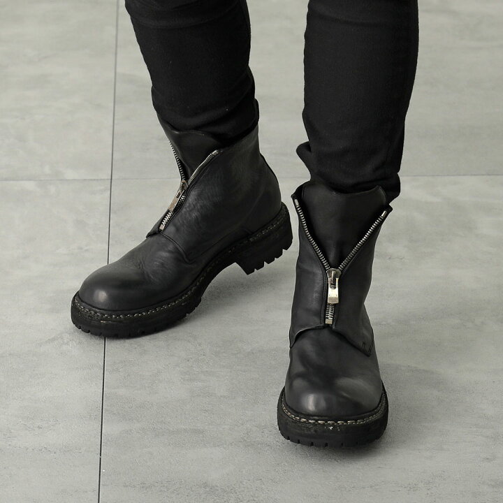 楽天市場】GUIDI グイディ フロントジップブーツ GR05FRV メンズ 
