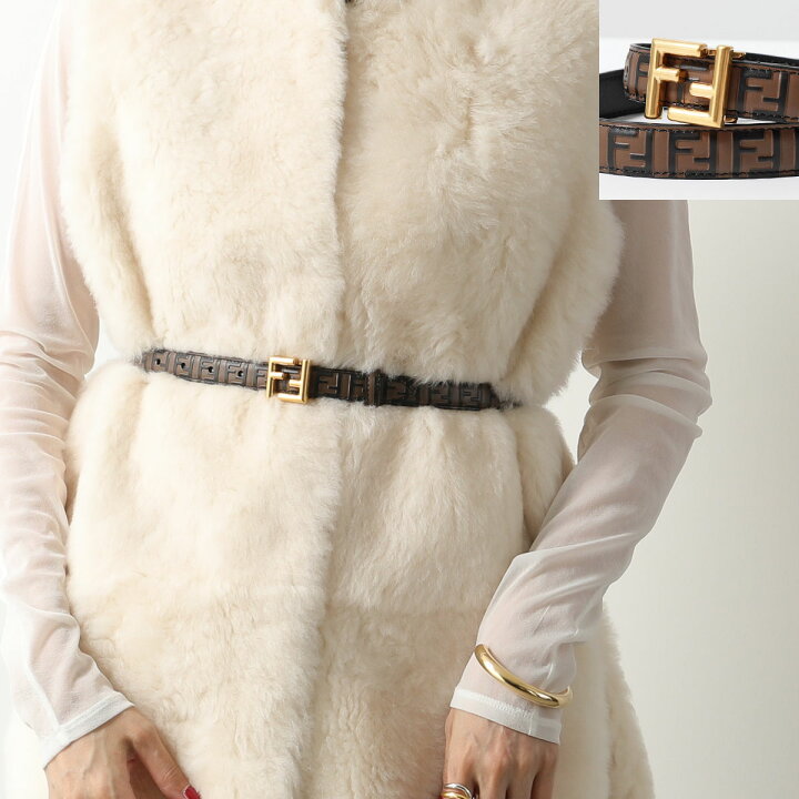 楽天市場】FENDI フェンディ ベルト 8C0648 AQ1J レディース FF柄 FF  
