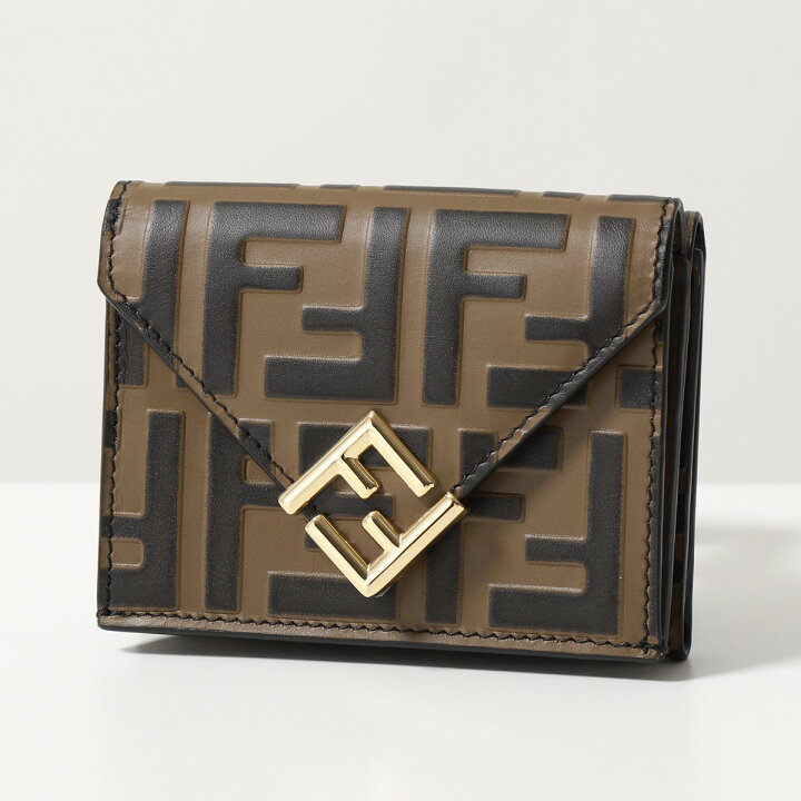 楽天市場】FENDI フェンディ 三つ折り財布 FFダイヤモンド 8M0480 ADYM  
