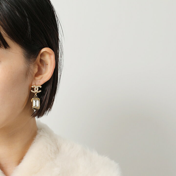 楽天市場】CHANEL シャネル ピアス AB8912 レディース ココマーク CC 