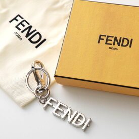 FENDI フェンディ キーホルダー 7AP075 B08 レディース キーリング グラフィ ロゴ ブラス メタル バックチャーム F0TH0