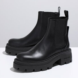 Sergio Rossi セルジオロッシ ショートブーツ SR MILLA B04840 MMV120 レディース ブーティ サイドゴア レザー 靴 1000/NERO