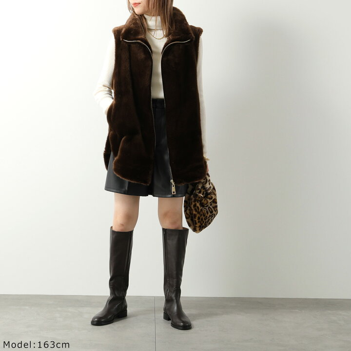 楽天市場】a point etc アポワンウテセ ファーベスト GILET TARA タラ 