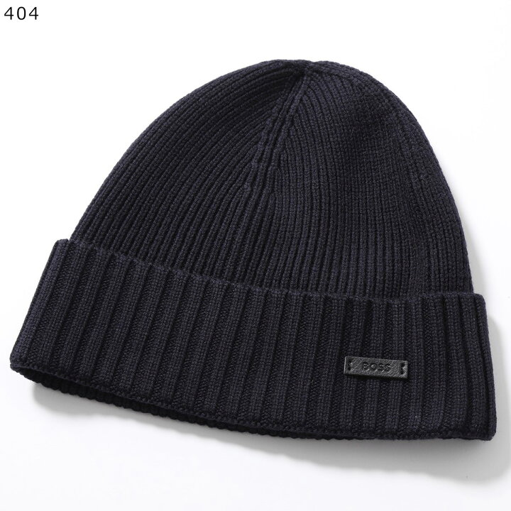 楽天市場】HUGO BOSS ヒューゴボス ニット帽 BLACK 50495306 メンズ 