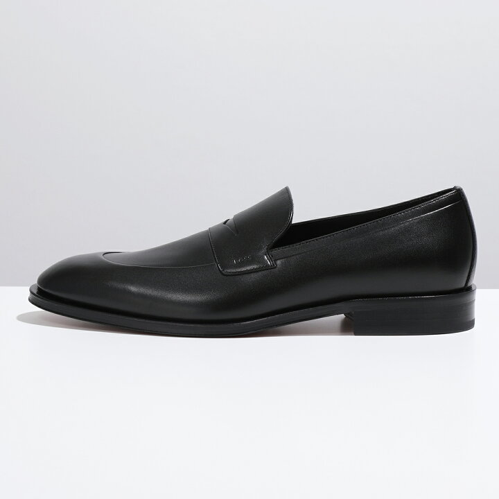 楽天市場】HUGO BOSS ヒューゴボス ローファー BLACK 50496075 メンズ 