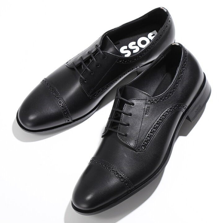 楽天市場】HUGO BOSS ヒューゴボス ダービーシューズ BLACK 50498466  