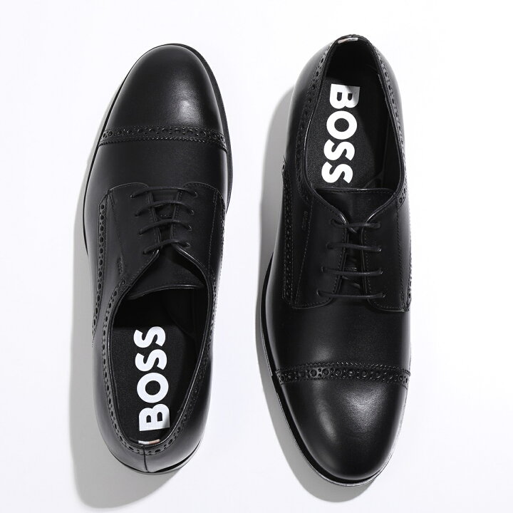 楽天市場】HUGO BOSS ヒューゴボス ダービーシューズ BLACK 50498466 