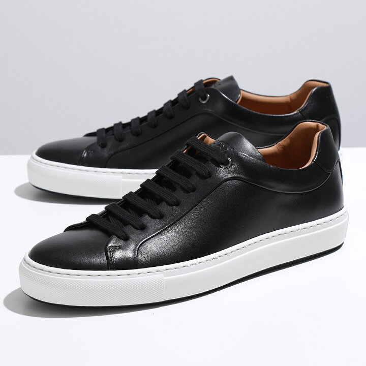 楽天市場】HUGO BOSS ヒューゴボス スニーカー BLACK 50472128 メンズ 