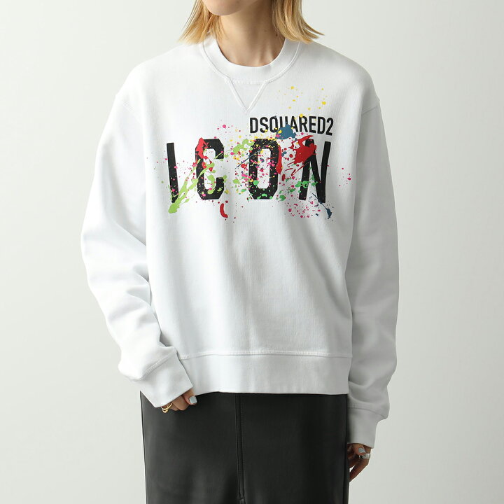 楽天市場】DSQUARED2 ディースクエアード トレーナー ICON SPLATTER  