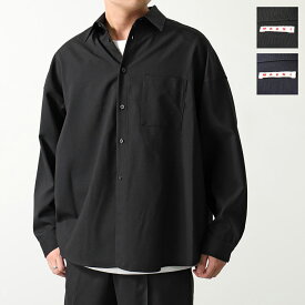 MARNI マルニ 長袖 シャツ CUMU0061A3 TW839 メンズ バージンウール トロピカルシャツ シャツジャケット 胸ポケット ロゴ カラー6色