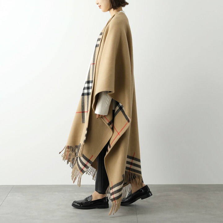 楽天市場】BURBERRY バーバリー ケープ ST LING GNT CHK BDR 8037498