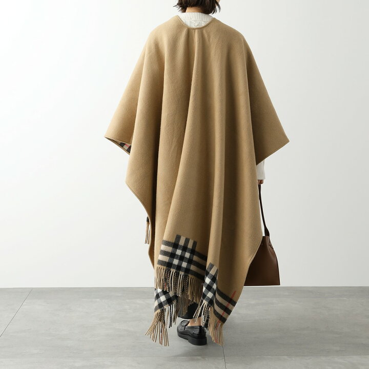 楽天市場】BURBERRY バーバリー ケープ ST LING GNT CHK BDR 8037498 