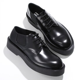 JIL SANDER ジルサンダー レザーシューズ J33WQ0006 P2775 メンズ レースアップ サイドゴア レザー 靴 001/BLACK