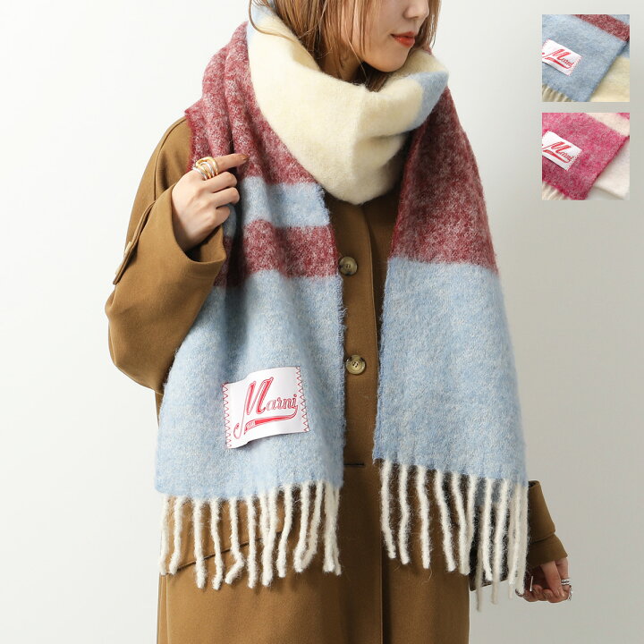 楽天市場】MARNI マルニ マフラー SCMC0062Y0 UTW922 レディース  