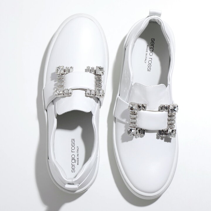 sergio rossi(セルジオロッシ) スリッポン 35 レディース - ライト  