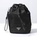 【最大2万円OFFクーポン対象・10/15限定】PRADA プラダ ポーチ 1NS369 R067 レディース Re-Nylon リナイロン 巾着バッ…