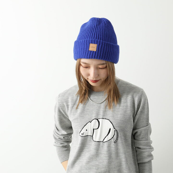 楽天市場】APC A.P.C. アーペーセー ニット帽 bonnet michelle WVBBR 