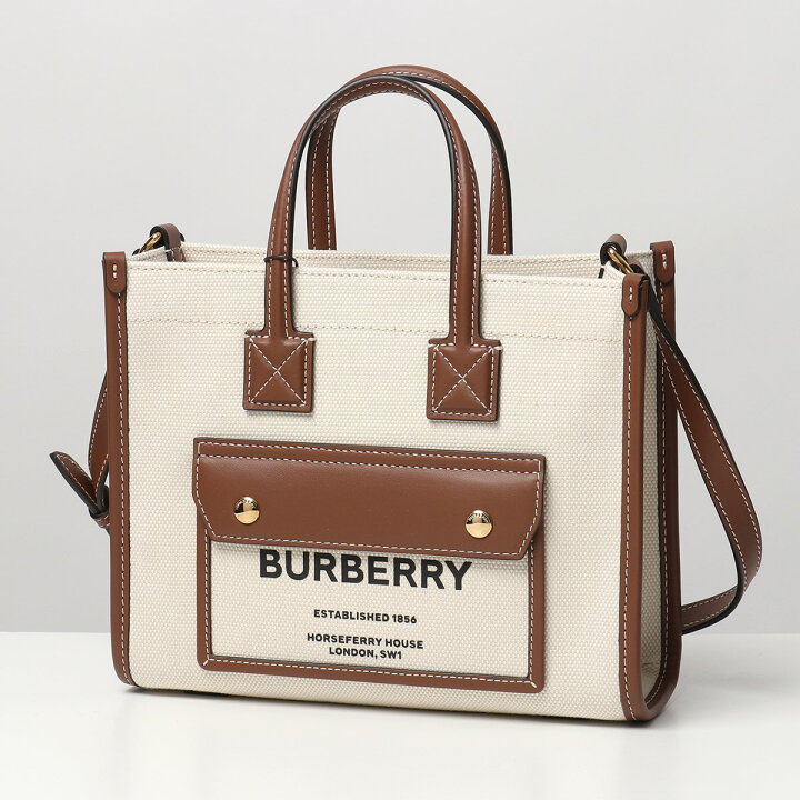 楽天市場】BURBERRY バーバリー ショルダーバッグ FREYA TOTE MINI  
