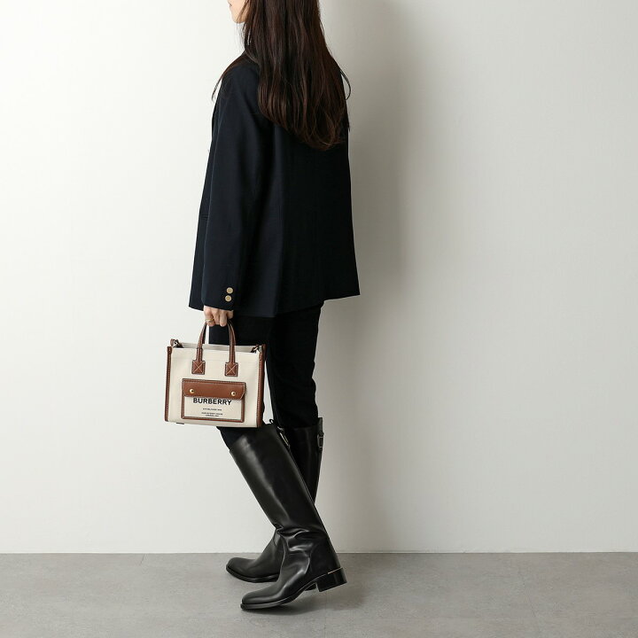 楽天市場】BURBERRY バーバリー ショルダーバッグ FREYA TOTE MINI  