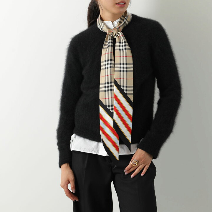 楽天市場】BURBERRY バーバリー スキニースカーフ SKINNY SCARF 