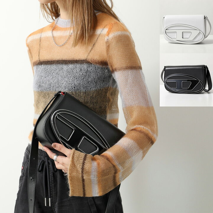 DIESEL レザークロスボディバッグ 