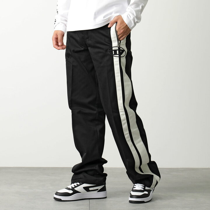◇DIESEL 21SS 最新作◇P-STRASS-F ワイドパンツ◇Black◇ (DIESEL  