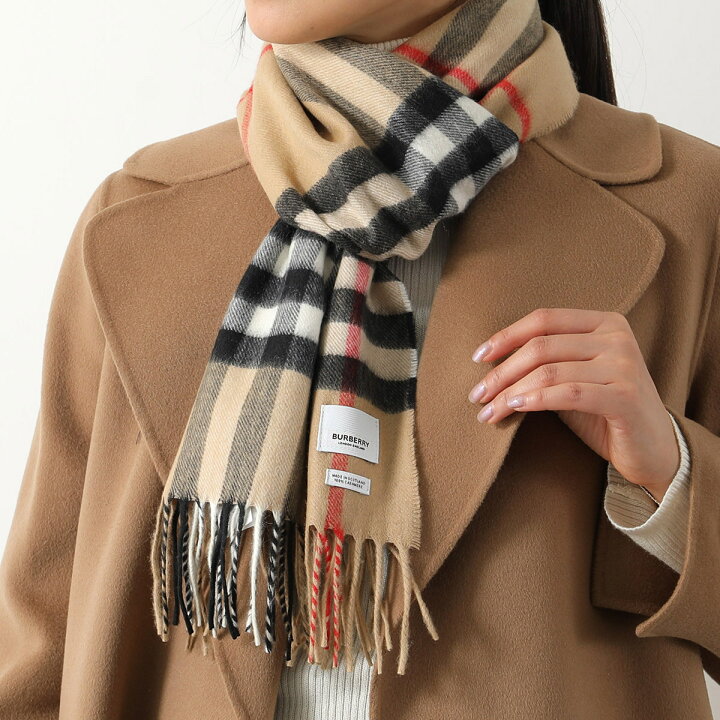 楽天市場】BURBERRY バーバリー マフラー MU GIANT CHK SFA CS SC 