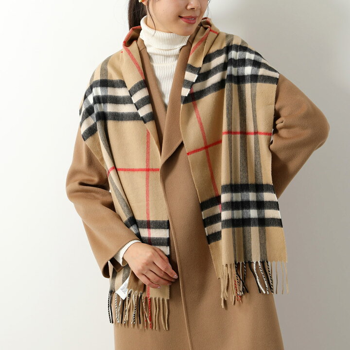 楽天市場】BURBERRY バーバリー マフラー MU GIANT CHK SFA CS SC 